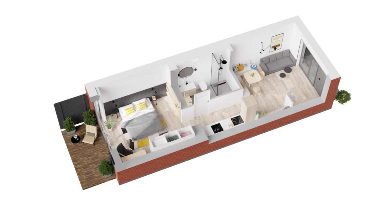 De Ole School In Hohwacht - Ferienwohnung Nr 2 Im Scandi-Look An Der Ostsee Luaran gambar